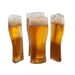Four In One Beer Mug Acrylic Cup Separable 4 Parts Large Capacity Beer Cup Transparent Bar Party Drinkware Bottle