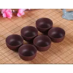 Creative 6PCs Purple Clay Tea Cup Puer Tea Cup Yixing Purple Teacup Chipepsse Kung Fu Cups China Porcelain