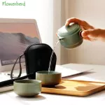 Ceramic Porcelain Teapot Teacups Travel Office Kung Fu Tea Set Teaware Handmade Portable China Set Tea Pot and Cup Set
