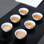 6PCSLOT CHINESE TEA SET Tea Set Ceramic Teacup Loose Leaf Teapot Drinkware Oo Long Tea Ceramic China Tea Sets