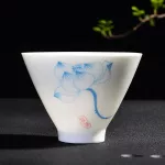 High Quality Hand Painted Ceramic Tea Cup 1PCS China Cup Small Porcelain Tea Bowl Teacup Tea Accessories Drinkware