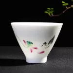 High Quality Hand Painted Ceramic Tea Cup 1PCS China Cup Small Porcelain Tea Bowl Teacup Tea Accessories Drinkware