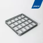 20 crates in a glass of 20 compartment glass rack