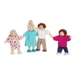 PlanToys Doll Family ของเล่นไม้ครอบครัวตุ๊กตา