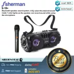 Sherman: S-13+ By Millionhead (Bluetooth speaker can be played for more than 3.5 hours. There is a USB/MicroSD card to support MP3 files).
