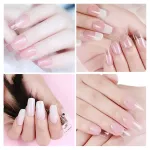 Set for Nail Poly UV Gel Kit Builder Gel Nail Brush Soak Off Quick Building Finger Extension Camouflage Nails