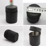 4 PCS Polished 30ml Mini Stainless Steel Liqueur Glass Shot Glass Cups Wine Beer Whiskey Cup Leather Cover Bag Set