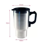 Heated Drink Holder Thermal Mug 12V Car Bottle Drink Themal Warmer Cup 450ml