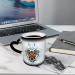 Spirit-Princess Anime Movie Princess Mononoke Studio Ghibli Coffee K Mugs Glass Cups Tazas Set Kubek Kubki Drinkware
