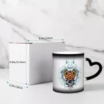 Spirit-Princess Anime Movie Princess Mononoke Studio Ghibli Coffee K Mugs Glass Cups Tazas Set Kubek Kubki Drinkware