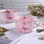 600/850ml Student Instant Noodle Big Cup Creative Ce rate Oatmeal Bowl with Lid Breakfast Cup Marble Milk Coffee Mug