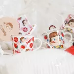 Creative Trend Japanse Coffee Milk Girl Water Cup Cups Wedding Birthday Free Shipping
