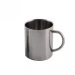 1pcs New Portable Stainless Steel Mug Cup Silver Double Wall Travel Tumbler Mug Tea Cup 220ml 300ml 400ml