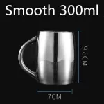 2 Styles Stainless Steel 304 Milk Cold Drinking Whisky Beer Cup Creative Egg Shape Coffee Tea Mug