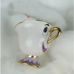Cartoon Beauty The Beast Teapot MUG MRS POTTS Chip Tea Pot Cup One Set Nice Birthday for Woman