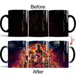 1pcs New 350ml Magic Color Changing Mugs Ceramic Coffee Cups Best for Family Children Friends