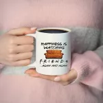 350ml Friends Tv Show Series Perk Coffee Mug Color Change Mug Creative Tea Cappuccino Ceramic Cup Xmas S For Friends
