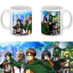 Attack On Titan Coffee Mug 350ml Ceramic Anime Home Milk Tea Cups And Mugs Travel For Friends