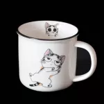 New 280ml Cute Cat Animal Cartoon Coffee Ceramic 4 Styles Creative Milk Tea Water Morning Mug Best Birthday For Friends