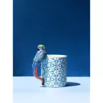 Parrot Mug American Retro Art Ceramic Coffee Cup Tea Drinking Cup Funny Cups Ceramic Mug Reusable Cup Coffee Mug