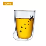 Heat Resistant Double Wall Glass Coffee/tea Cups And Mugs Travel Double Coffee With The Handle Mugs Drinking Shot Glasses