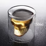 3D 2-Tier Coffee Mug Lovely Panda Bear Cate Duck Shaped Wall Glass Cup Resistant Wine Kungfu Tea Milk Juice