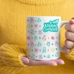 Animal Crossing New Horizons 11oz Cute White Ceramic Tea Milk Cup Mugs