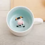 400ml Cute Animal Ceramic Mugs Cartoon Coffee Milk Tea Breakfast Cup Novelty Mugs