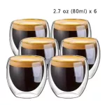 New Heat-Resistant Double Wall Glass Cup Beer Espresso Cup Set Handmade Beer Mug Tea Glass Whiskey Glass Cups Drinkware