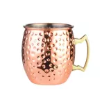 530ml Moscow Mule Copper Mug Handcrafted 304 Stainless Steel Cocktail Glass Premium For Drink Lovers