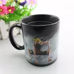 One Piece Coffee Magic Cups and Mugs Creative Color Change 350ml Luffy Zoro Anime Tea Cup Novelty S for Birthday Party