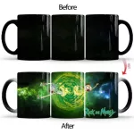 1pcs 350ml New Ceramic Coffee Milk Cups Color Changing Mugs For Children More Hot Water