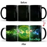 1pcs 350ml New Ceramic Coffee Milk Cups Color Changing Mugs for Children More Hot Water