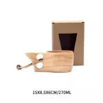 Portable Natural Wooden Cup Coffee Tea Beer Juice Milk Water Mugs Handmade Wood Teacup