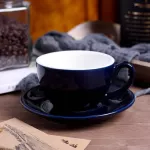 220ml High-Grade Coffee Cups Coffee Cup Set European Style Mug Cappuccino Flower Cups Latte