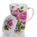 700ml Procelain Coffee Mugs Tea Cups Cover Large Capacityd SPOON
