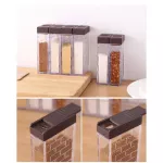 6pcs Kitchen Spice Jar Seasoning Box Kitchen Spice Storage Bottle Jars Transparent Salt and Pepper Cumin Powder SPICE TOOLS