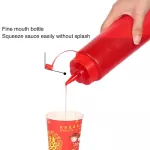 250ml Sauce Vinegar Oil Ketchup Gravy Cruet Kitchen Accessories Gravy Boat Plastic condiment Dispenser Squeeze Bottle