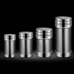 Stainless Steel Seasoning Bottle BarbeCue Seasoning Pot Pot Pepper Shaker Kitchen Utensils Seasoning Box Pepper Shaker
