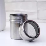 1PC Stainless Steel FLOUR SALT SALT SIFTE SUGAR DREDGER CHOCOLATE POWDER SHAKER SPIPPER SHAKERS KIKCHEN COOKING TOOLS