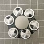 Steel Glass Cruet Condiment Spice Jars Set Salt Pepper Shakers Seasoning Sprayppping Rotating Stainless