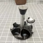 Steel Glass Cruet Condiment Spice Jars Set Salt Pepper Shakers Seasoning Sprayppping Rotating Stainless