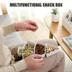 1PC Plastic Nordic Style Serving Plate Meal Dessert Tea Tray Breakfast Bread Tray Snack Plate Storage Kitchen Accessories