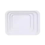 Non-Slip Restaurant Plastic Tray Rectangular Multigular Multil Kitchen Storage Fruit Bread Dessert Food Tray Storage Supplies