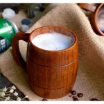 350ml Classic Style Wood Cup Wooden Beer Mugs Drinking For Party Novelty S Eco-Friendly