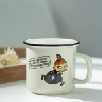 Imitation Enamel Cup Cartoon Milk Cup Ceramic Cup Mug Cup Retro Children Cup