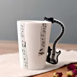 Mugs Funny Coffee Mug for Music VIOLIN FUNNY CERAMIC MUG FUNNY MUG CREATIVE CUP CUP CUP CUP MUGS for Tea Breakfast Milk Mugs