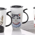 Portable Cartoon Nordic Mug Creative Water Milk Tea Coffee Yogurt Mug Best Cup With Lid House For Man Women Home