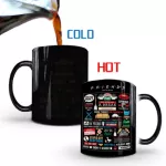 350ml Friends TV Show Series Perk Coffee Mug Color Change Mug Creative Tea Ceppuccino Ceramic Cup Xmas for Friends