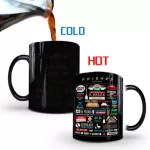 350ml Friends Tv Show Series Perk Coffee Mug Color Change Mug Creative Tea Cappuccino Ceramic Cup Xmas S For Friends